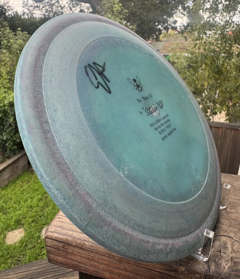 RARE!  DGA 1996 Steady Ed The "BLOW FLY" Disc Golf SIGNED BY STEADY ED HEADRICK - Image 3 of 4