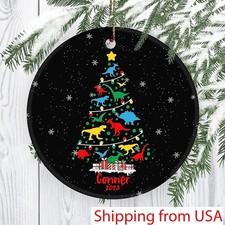 Personalized Dinosaurus Christmas Tree Ornament, Custom Dinosaurus Ornament, ...