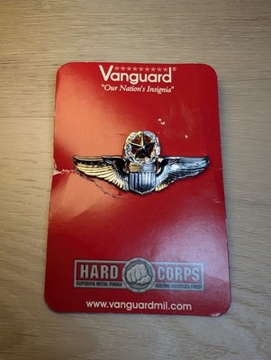 Vanguard 2'' U.S. AIR FORCE Command Pilot Wings Badge Dress Mirror Finish V-21