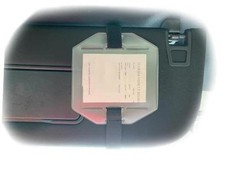 Registration  Insurance Card Document Holder Visor for Vehicle - Securely