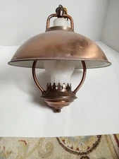 Montgomery Ward MCM Style House Light New Old Stock W/ Parts Instructions