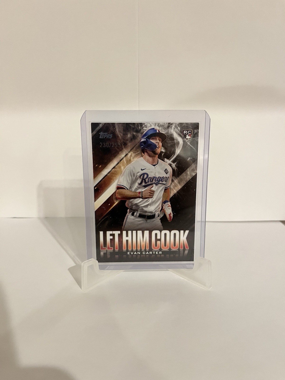 2024 Topps Update Series - Let Him Cook Evan Carter #LHC-16 Black /299 (RC)