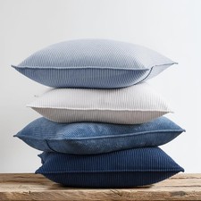 Throw Pillow Covers 16x16 Inch Corduroy Set of 4 Decorative Couch Summer Thro...
