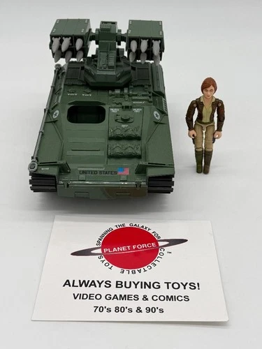 1983 Wolverine w/ Cover Girl Complete GI Joe Vehicle & Figure