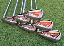 Callaway Diablo Edge 5-PW Iron Set – Uniflex Steel – Very Good Condition