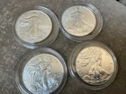 🇺🇸 Lot of 4 - 2016 .999 silver American silver Eagle 1 oz