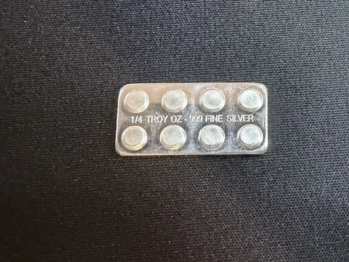 Lot Of 2 Monarch Precious Metals 1/4 Oz Building Block 1/2 Oz Total