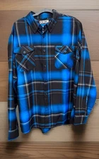 Dixxon Flannel Shirt Men’s 2XL  DBK Dirt Bike Kidz Hard to Find New