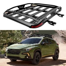 50"x38'' Roof Rack Cargo Luggage Carrier Basket w/ Crossbar For Subaru Crosstrek