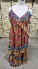 Torrid x Betsey Johnson Maxi Ruffle Dress Size 4X Asymmetrical Tiered Floral NWT