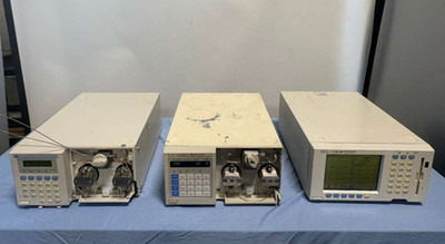 Shimadzu Liquid Chromatograph LC-10AD & System Controller SCL-10A VP w/ Esa 582