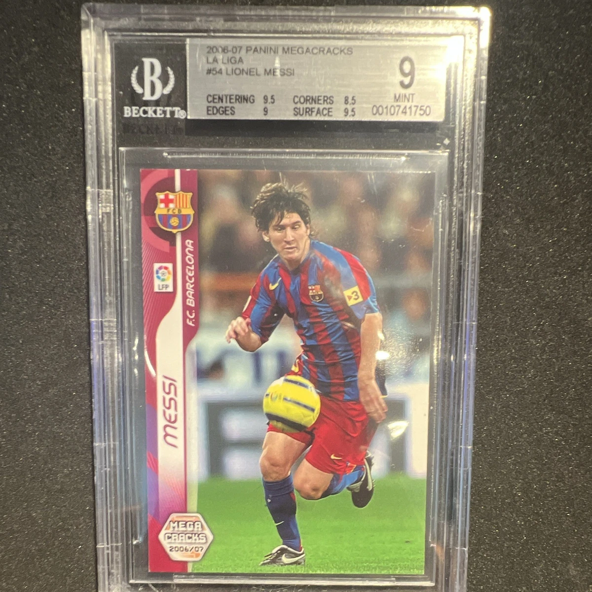 Panini Megacracks MGK La Liga Lionel Messi #54 Trading Card 2006 