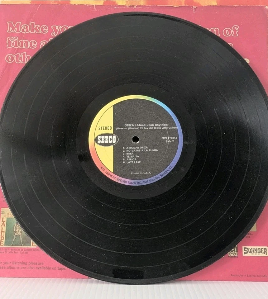 Silvestre Mendez El Rey Del Canto Afro Cubano Y Su Orquesta Oriza Foto 3 de 4