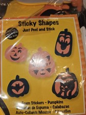 Sticky Shapes Foam Pumpkins
