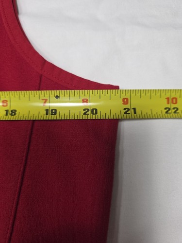 Robert Graham Red Golf Pullover Vest 1/4 Zip Unisex Size S NWOT - Afbeelding 5 van 11
