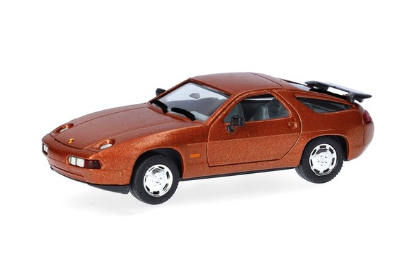Herpa 033589-002 Porsche 928 S4 - Cognacbraun Metallic 1:87 NEU + OVP-image