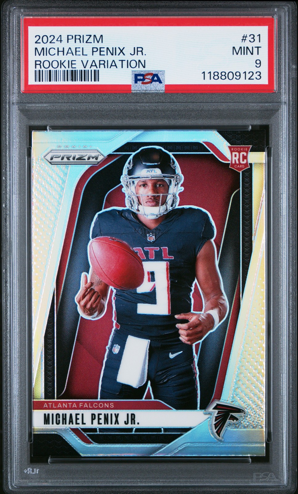 2024 Panini Prizm Rookie Variation #31 Michael Penix Jr. PSA 9