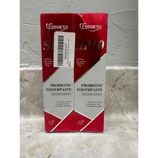 COPHKSU SP10 Probiotic Whitening Toothpaste Natural Mint 2 Pack 100g Each NEW