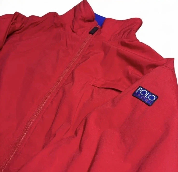 Polo Sport Red Windbreaker Coats, Jackets & Vests for Men for Sale
