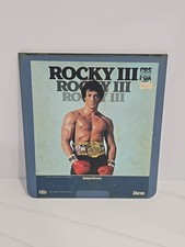 Rocky III 1983 CED RCA SelectaVision VideoDisc Mrm T Sylvester Stallone TESTED