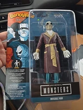 Invisible Man Bendyfigs Universal Monsters Noble Collection Toys Figure w. Stand