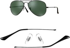 Compatible/Replacement for Ray Ban Aviator RB3025 Sunglasse Temple Arms Nose ...