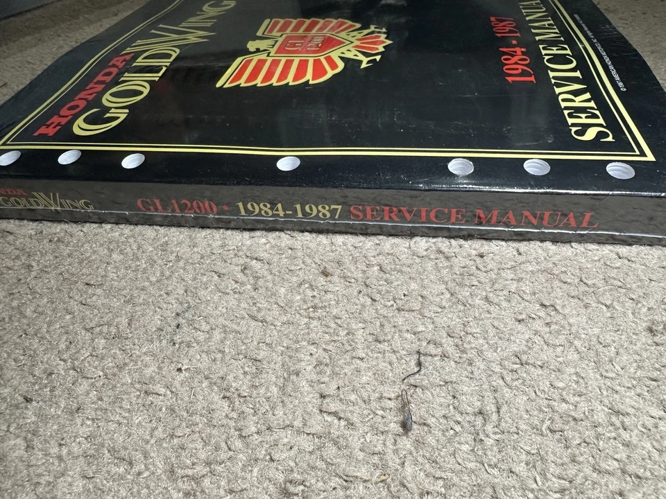 Libro manual de reparación de servicio mecánico de taller Honda 1984-1987 GL 1200 GOLD WING OEM Foto 2 de 4