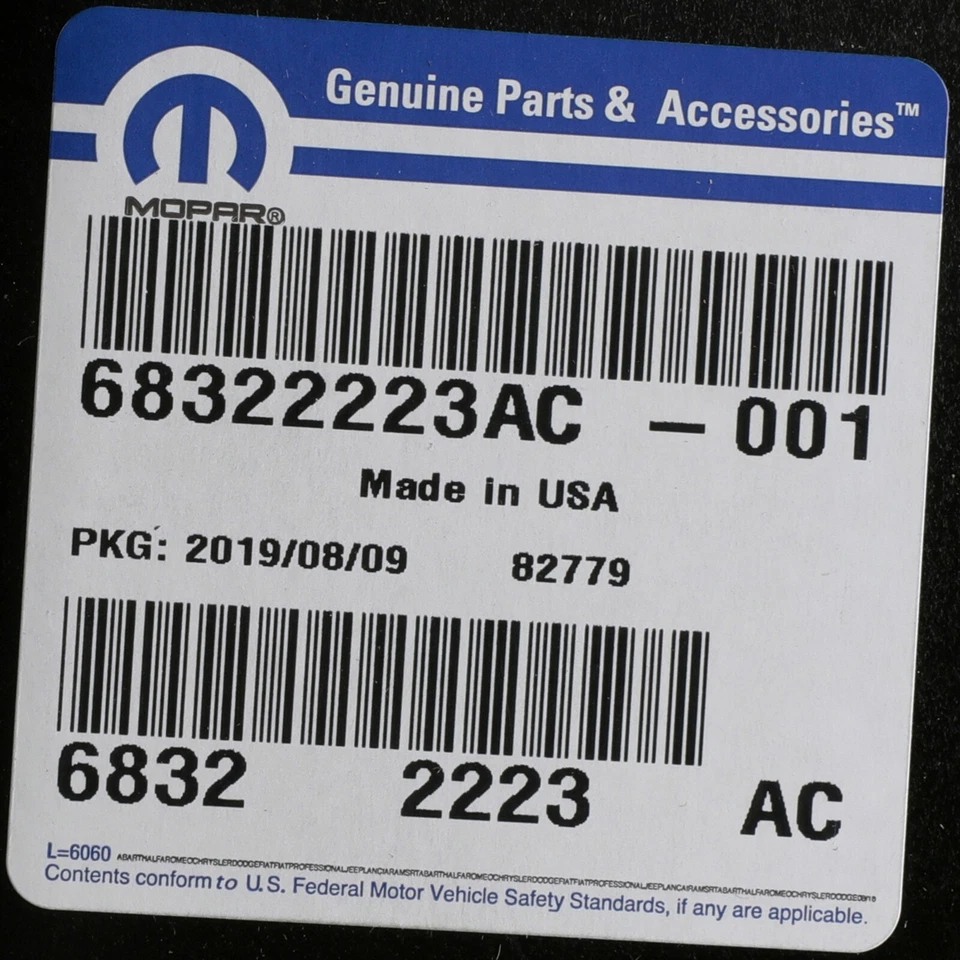 Bote de vapor de combustible Durango Grand Cherokee 2011-2021 OEM NUEVO MOPAR 68322223AD Foto 4 de 4