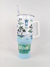 New Disney Lilo Stitch Tumbler 40oz Insulated Stainless Steel Cup Mug w/ Straw