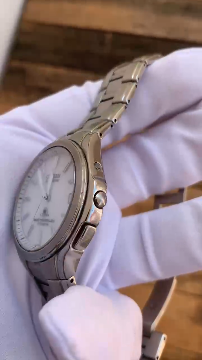 CITIZEN ATTESA Eco-Drive GN-4W-S Solar White Dial CITIZEN ATTESA Eco-Drive GN-4W-S Solar White Dial