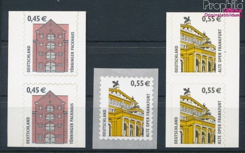 Briefmarken BRD Deutschland 2002 Mi 2303BC,BD-2304BA,BC,BD postfrisch (10093276