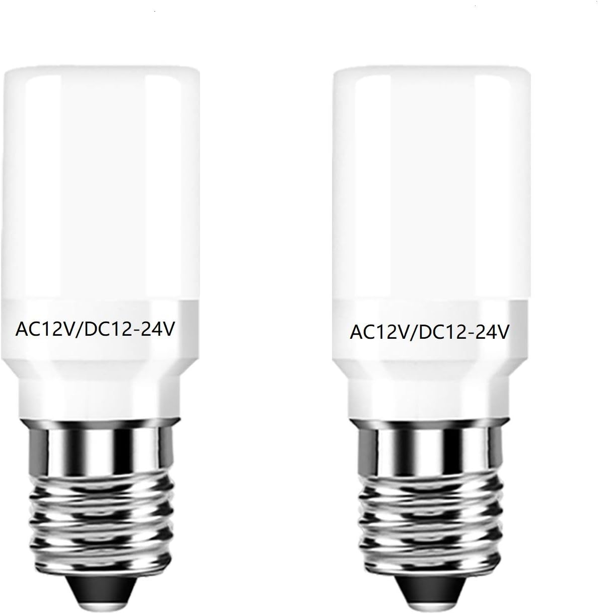 12V 24V E12 Candelabra LED Appliance Bulb for Ice Makers and Fridges