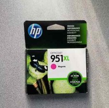 Genuine HP 951XL Magenta High Yield Ink Cartridge CN047AN 140 Exp 01/2018
