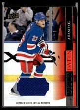 2020-21 Upper Deck Debut Dates Adam Fox New York Rangers #DD-2 111