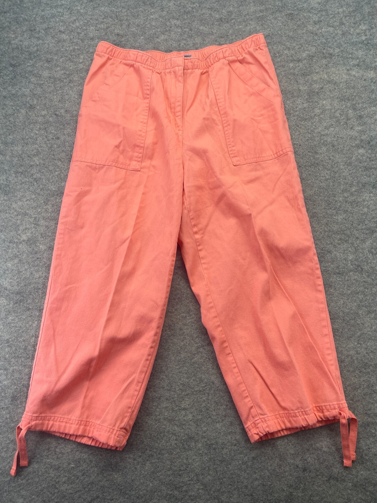 Classic Elements Pants Size 10 Pink Capri Elastic… - image 11