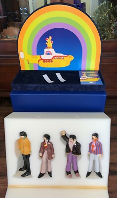 2006 Goebel Yellow Submarine Beatles Porcelain Figurines Set 4