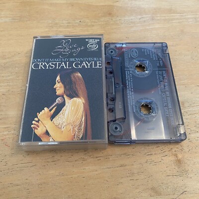 CRYSTAL GAYLE 20 LOVE SONGS DON'T IT MAKE MY BROWN EYES BLUE CASSETTE