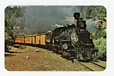 Vintage Postcard Train Railway Narrow Guage Train #476 Durango to Silverton  CO