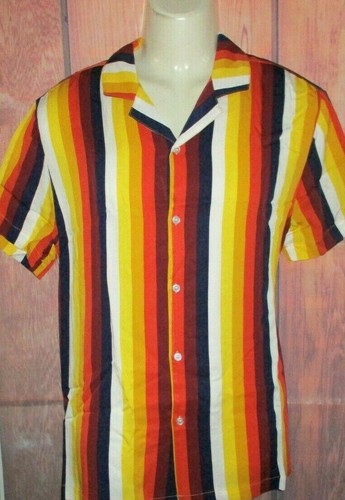 MENS FOREVER 21 STRIPED SHIRT SIZE M | eBay
