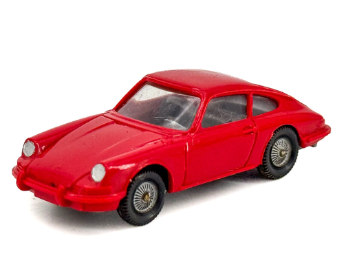 Vtg Wiking Bright Red Porsche 911 #16 Coupe Turbo Germany HO 1:87 Man Cave ASIS - Picture 11 of 16