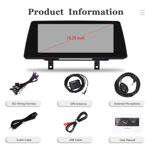 Android 14 For BMW F30 F31 F34 F32 F33 F36 Car Stereo Carplay Auto Radio WiFi - Picture 14 of 15