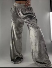 Maeve by Anthropologie Anastacia Velvet Wide Leg Pants with Pockets Brand New XS