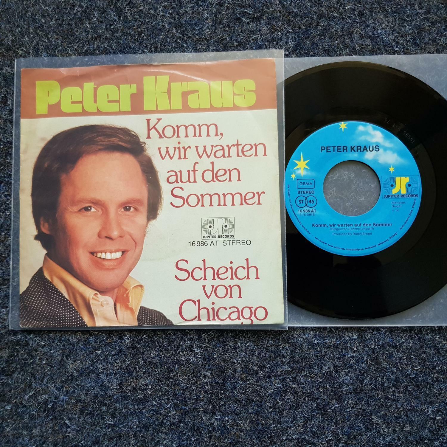 7"" Single Vinyl Peter Kraus - Komm, wir warten auf den Sommer