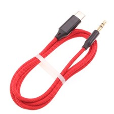 For Galaxy Tab S7/S8/S9 USB-C to 3.5mm Aux Cable Audio Cord Car Stereo Aux-in