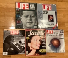 Lot of 5 Vintage Life and Star Magazines The Kennedy's