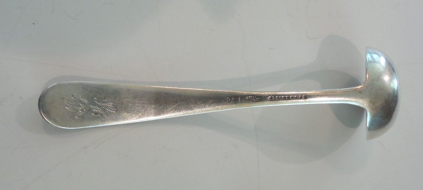 S. KIRK & SON "REPOUSSE" STERLING SILVER SAUCE LADLE, 50 grams