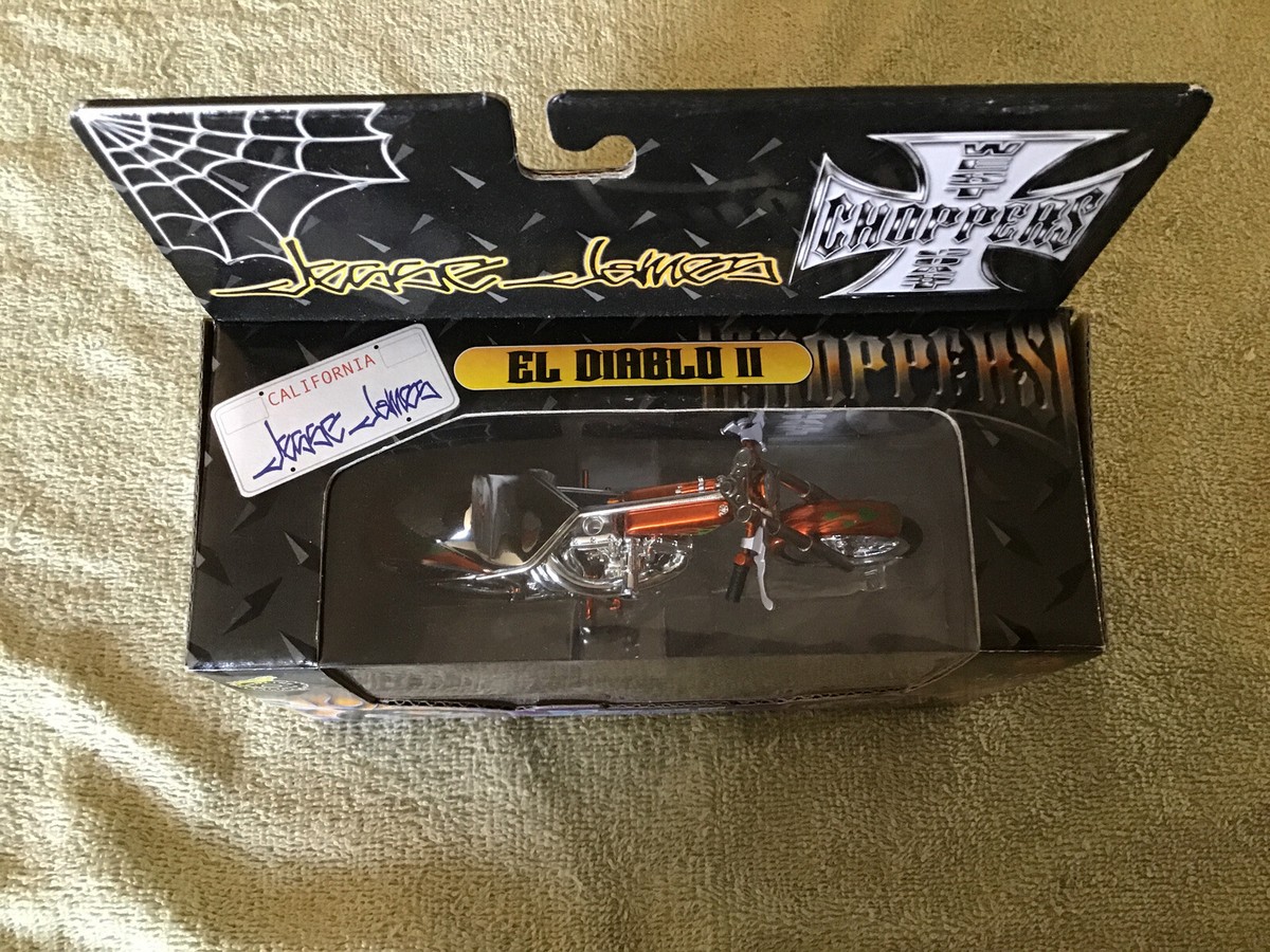 ウエストコースト・チョッパーズ 1/18 モデル - エル・ディアブロII WEST COAST CHOPPERS JESSE JAMES EL DIABLO II 1/18 1:18 BIKE