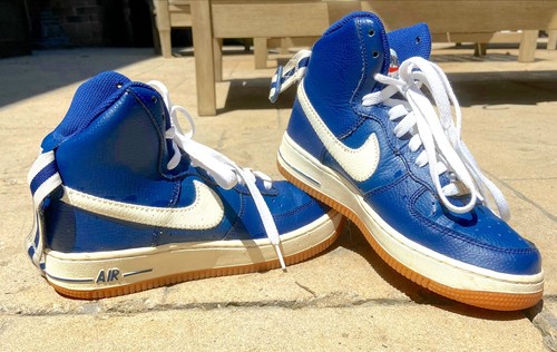 Nike Shoes Nike Air Force One High Navy 