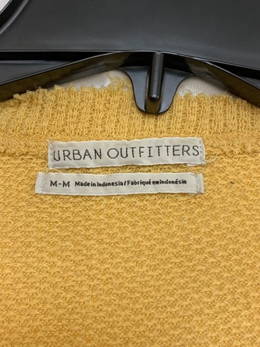 Urban Outfitters V-neck Button Front Cardigan Womens Size Medium Mustard Yellow - Picture 3 of 4