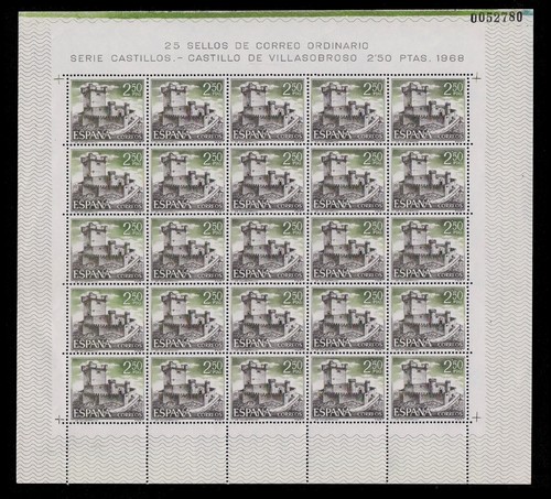 ESPAÑA.1968.CASTILLOS.Pliego 25 .MNH Edifil 1880-1884 - Imagen 5 de 6
